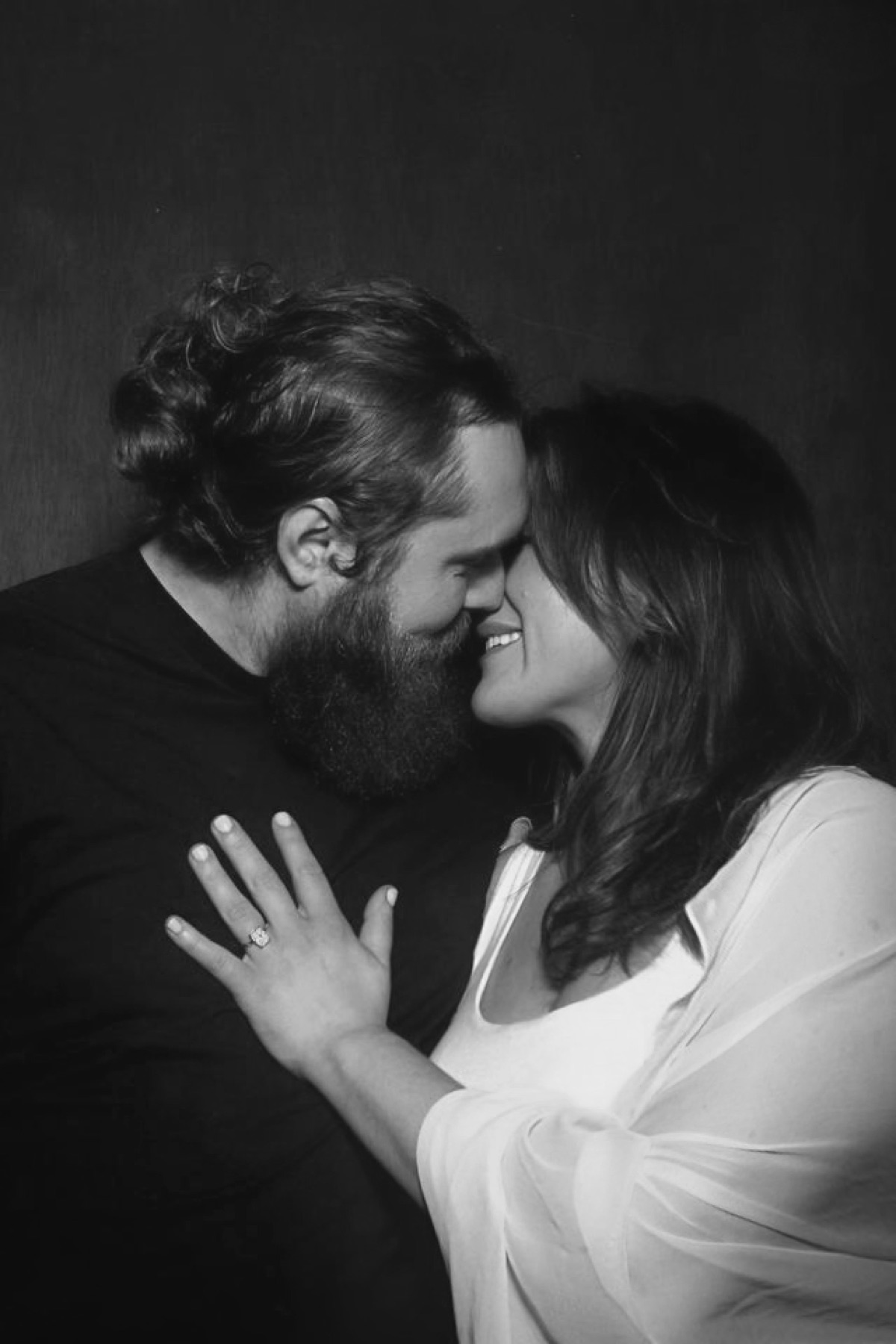 Lily and Kremer with the ring
